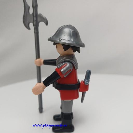 PLAYMOBIL GUERRERO CABALLERO MEDIEVAL MUÑECO CLICK  MOD1056 [2]