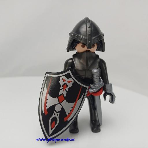 PLAYMOBIL GUERRERO CABALLERO MEDIEVAL MUÑECO CLICK  MOD1059 [0]