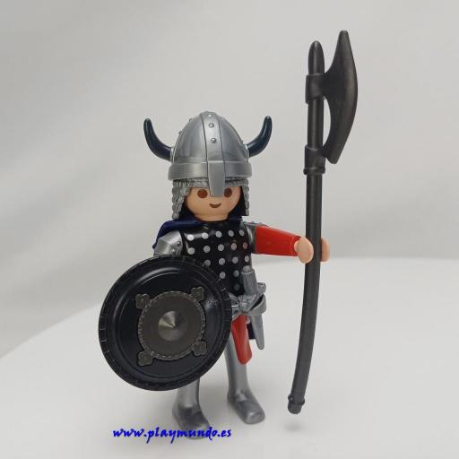 PLAYMOBIL VIKINGO GUERRERO CABALLERO MEDIEVAL MUÑECO CLICK  MOD1060 [0]