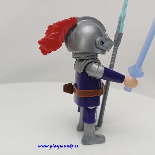 PLAYMOBIL GUERRERO CABALLERO MEDIEVAL MUÑECO CLICK  MOD1061 [2]