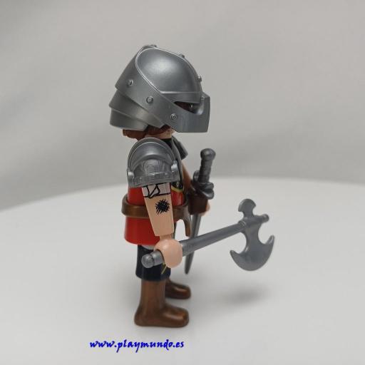 PLAYMOBIL GUERRERO CABALLERO MEDIEVAL MUÑECO CLICK  MOD1062 [1]