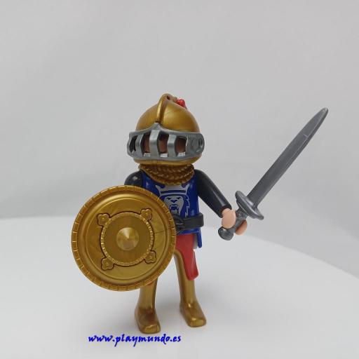 PLAYMOBIL GUERRERO CABALLERO MEDIEVAL MUÑECO CLICK  MOD1066 [0]