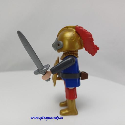 PLAYMOBIL GUERRERO CABALLERO MEDIEVAL MUÑECO CLICK  MOD1066 [1]