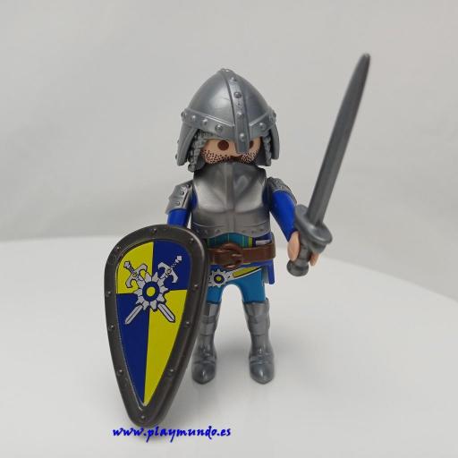 PLAYMOBIL GUERRERO CABALLERO MEDIEVAL MUÑECO CLICK  MOD1068 [0]