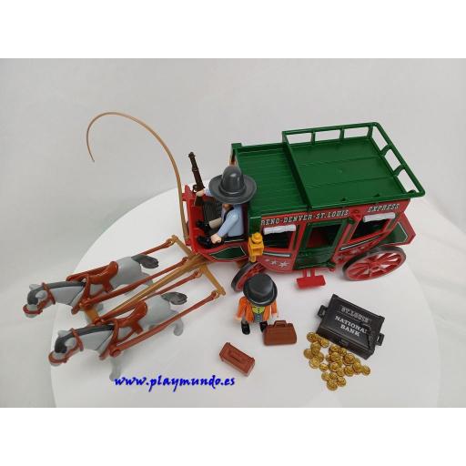 PLAYMOBIL 4399  DILIGENCIA OESTE WESTERN (AÑO 2014) [1]