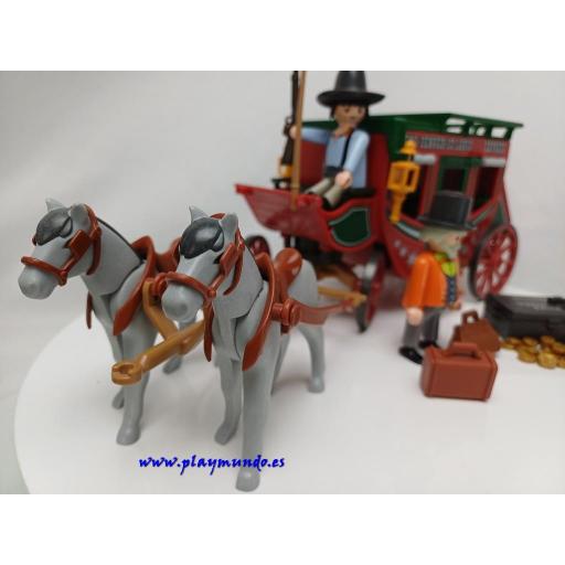 PLAYMOBIL 4399  DILIGENCIA OESTE WESTERN (AÑO 2014) [2]
