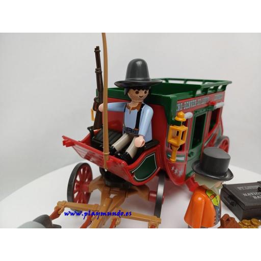 PLAYMOBIL 4399  DILIGENCIA OESTE WESTERN (AÑO 2014) [4]