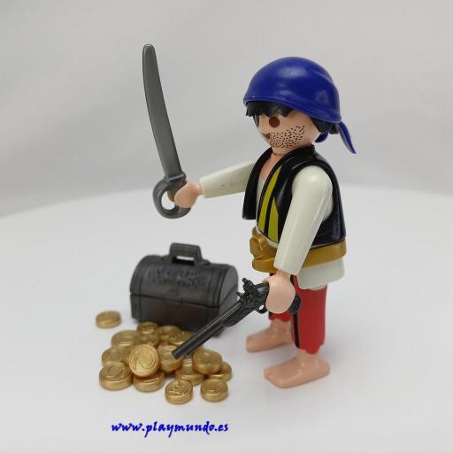 PLAYMOBIL 4662 SPECIAL PIRATA PAÑUELO AZUL (AÑO 2007 - 2008) [1]