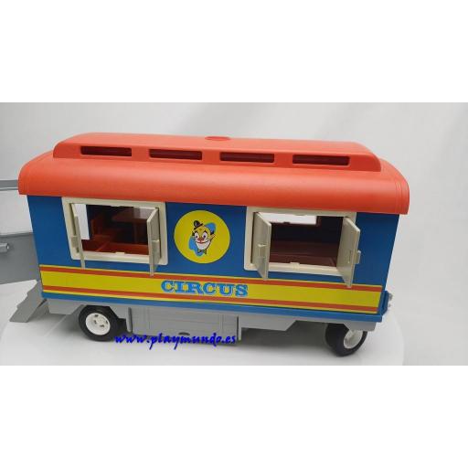 PLAYMOBIL 3477 REMOLQUE DE LOS PAYASOS DEL CIRCO (AÑO 1982 - 1990)  [5]