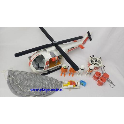 PLAYMOBIL 3789 HELICOPTERO DE RESCATE (AÑO 1987 - 1995) [1]
