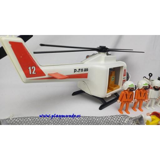 PLAYMOBIL 3789 HELICOPTERO DE RESCATE (AÑO 1987 - 1995) [6]
