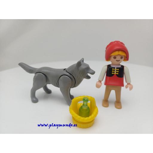 PLAYMOBIL 4562 SPECIAL CAPERUCITA ROJA Y EL LOBO (AÑO 1999 - 2000)