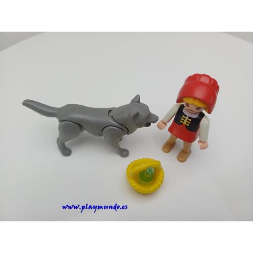 PLAYMOBIL 4562 SPECIAL CAPERUCITA ROJA Y EL LOBO (AÑO 1999 - 2000) [2]