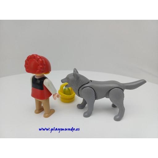 PLAYMOBIL 4562 SPECIAL CAPERUCITA ROJA Y EL LOBO (AÑO 1999 - 2000) [3]