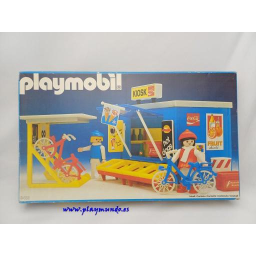 PLAYMOBIL 3418 QUIOSCO Y BICICLETAS (AÑO 1984) [4]