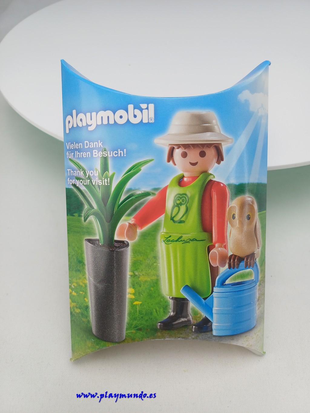 PLAYMOBIL 30799362 JARDINERO CON BUHO (ED LECHUZA) FERIA DE NUREMBERG
