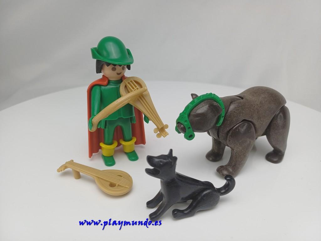 PLAYMOBIL 3567 TROVADOR DOMADOR OSO (AÑO 1981)