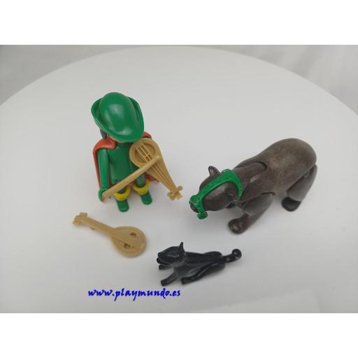 PLAYMOBIL 3567 TROVADOR DOMADOR OSO (AÑO 1981) [1]