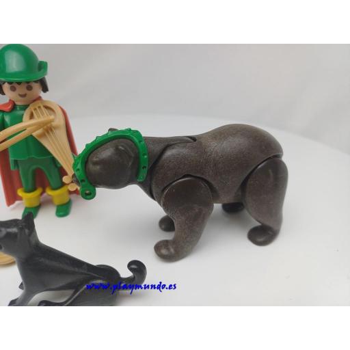PLAYMOBIL 3567 TROVADOR DOMADOR OSO (AÑO 1981) [2]
