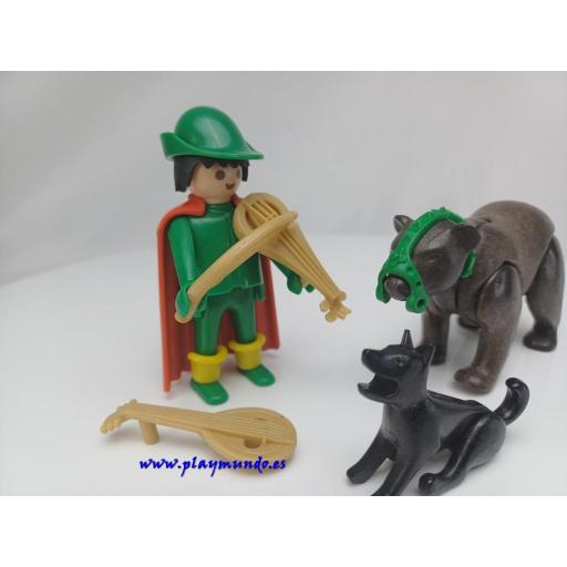 PLAYMOBIL 3567 TROVADOR DOMADOR OSO (AÑO 1981) [3]