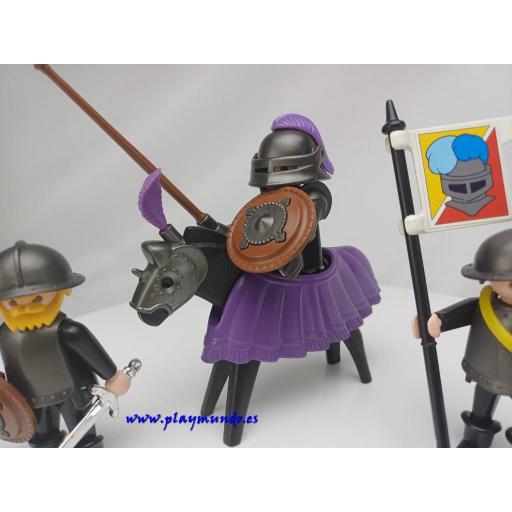 PLAYMOBIL 3329 CABALLEROS MEDIEVALES (AÑO 1986-1993) [3]