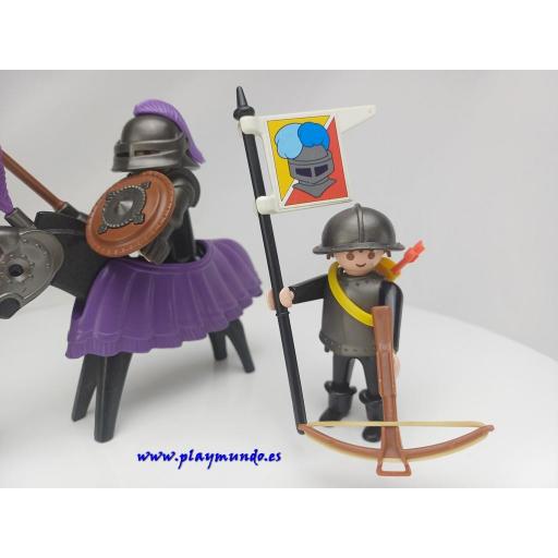 PLAYMOBIL 3329 CABALLEROS MEDIEVALES (AÑO 1986-1993) [2]