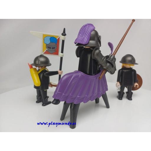 PLAYMOBIL 3329 CABALLEROS MEDIEVALES (AÑO 1986-1993) [4]