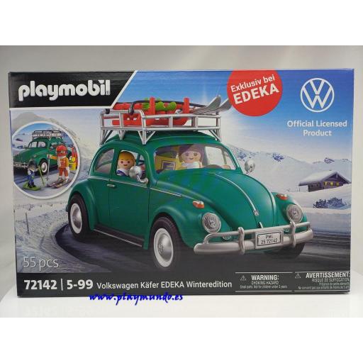 PLAYMOBIL 72142 VOLKSWAGEN BEETLE ESCARABAJO - EDICION EDEKA