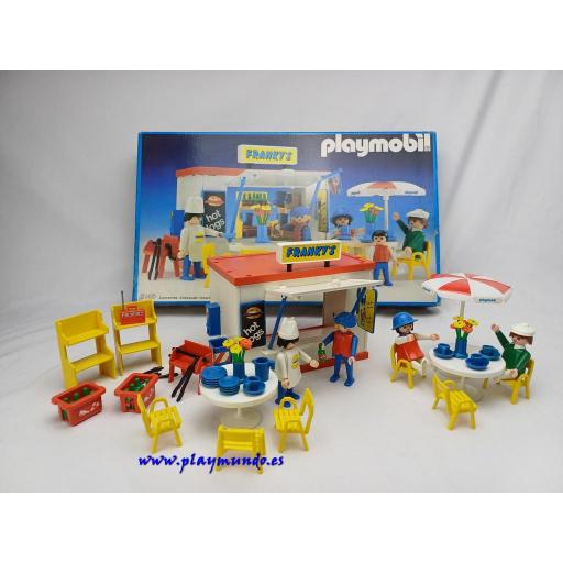 PLAYMOBIL 3146 BAR QUIOSCO FRANKY´S (AÑO 1987) [0]