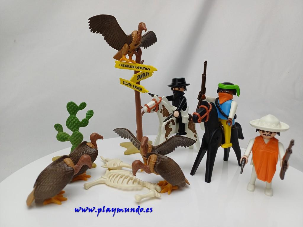 PLAYMOBIL 3748 BANDIDOS OESTE WESTERN (AÑO 1988 -1994)