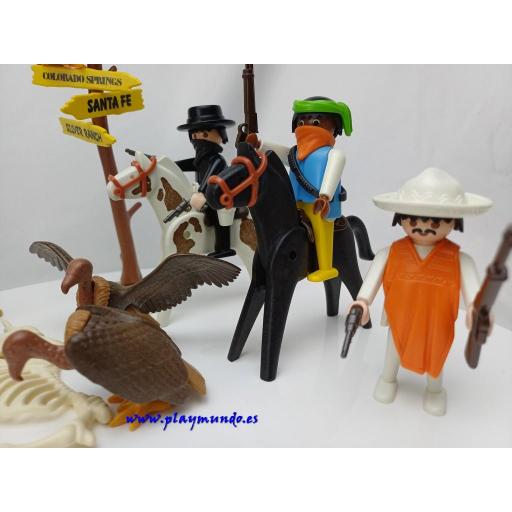 ​PLAYMOBIL 3748 BANDIDOS OESTE WESTERN (AÑO 1988 -1994) [1]