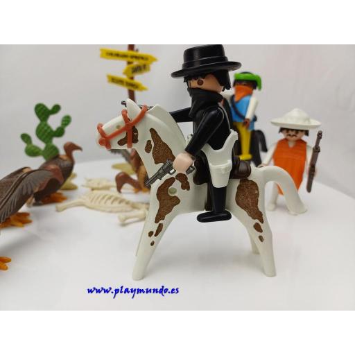 ​PLAYMOBIL 3748 BANDIDOS OESTE WESTERN (AÑO 1988 -1994) [4]