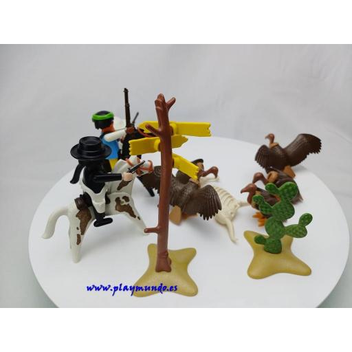 ​PLAYMOBIL 3748 BANDIDOS OESTE WESTERN (AÑO 1988 -1994) [5]