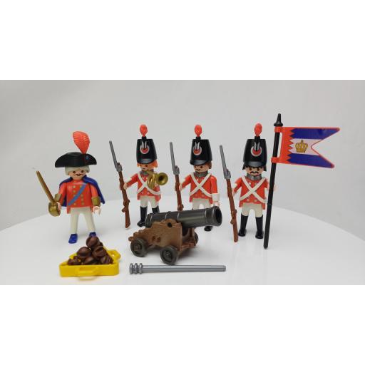 PLAYMOBIL 3795 SOLDADOS INGLESES (AÑO 1990)