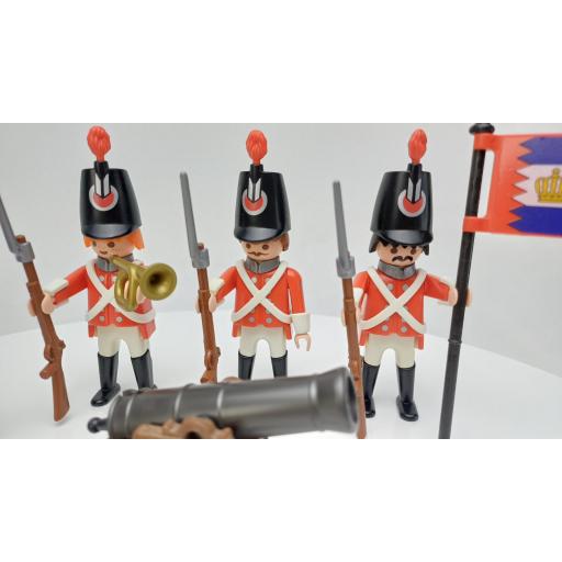 PLAYMOBIL 3795 SOLDADOS INGLESES  (AÑO 1990) [0]