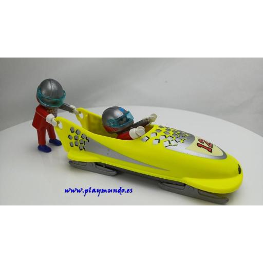 PLAYMOBIL 3807 TRINEO BOB DE COMPETICION (1995 - 1997) [1]