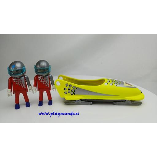 PLAYMOBIL 3807 TRINEO BOB DE COMPETICION (1995 - 1997) [2]