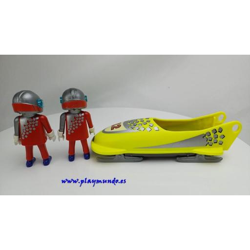 PLAYMOBIL 3807 TRINEO BOB DE COMPETICION (1995 - 1997) [4]