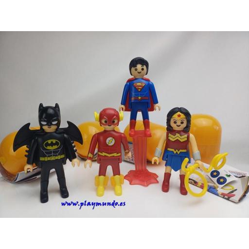 PLAYMOBIL DC KINDER MAXI COLECCION 4 PERSONAJES ( GRANDE 9,5 CENTIMETROS) [0]