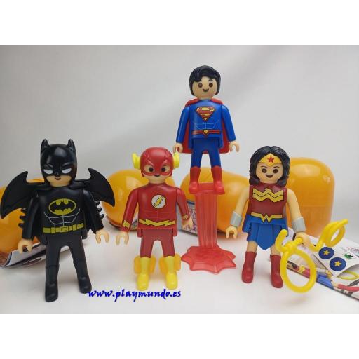 PLAYMOBIL DC KINDER MAXI COLECCION 4 PERSONAJES ( GRANDE 9,5 CENTIMETROS) [1]