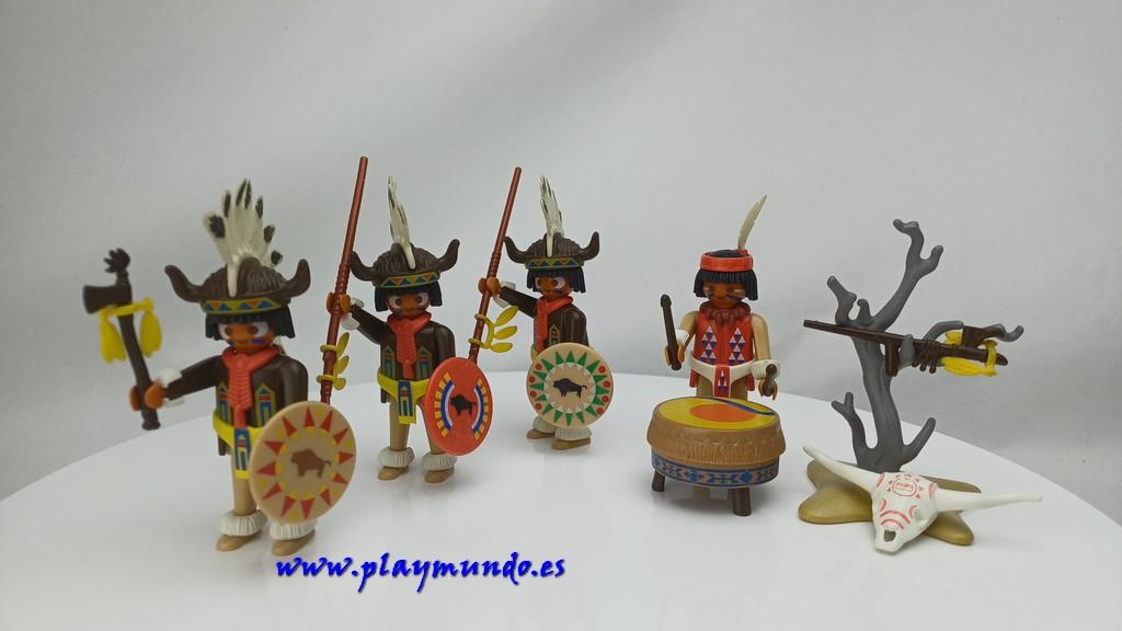 PLAYMOBIL 3732 INDIOS BAILANDO (AÑO 1989)