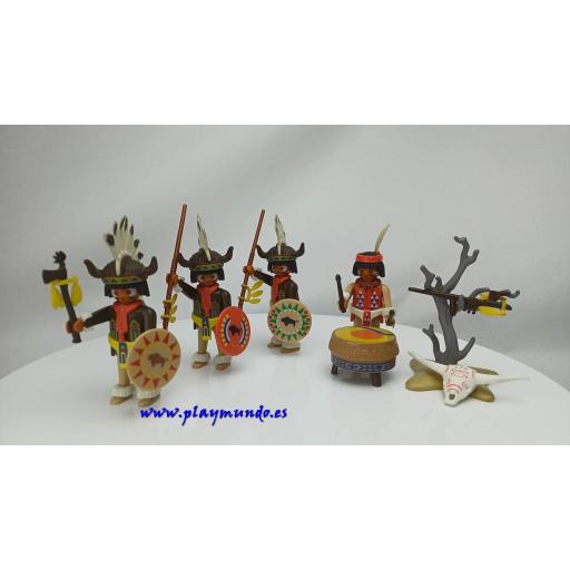 PLAYMOBIL 3732 INDIOS BAILANDO (AÑO 1989) [0]
