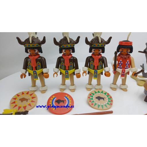 PLAYMOBIL 3732 INDIOS BAILANDO (AÑO 1989) [3]