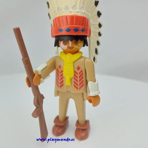 PLAYMOBIL 3395  JEFE INDIO OESTE WESTERN (AÑO  1992) [1]