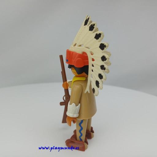 PLAYMOBIL 3395  JEFE INDIO OESTE WESTERN (AÑO  1992) [2]