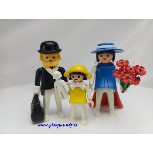 PLAYMOBIL 3365 FAMILIA OESTE WESTERN VICTORIANA (AÑO 1985 - 1988) [0]