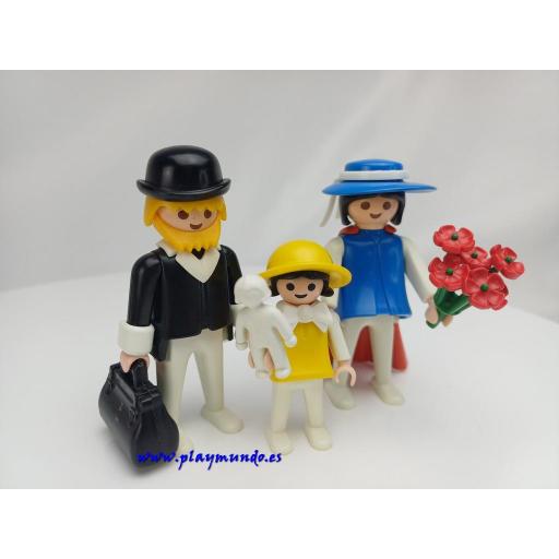 PLAYMOBIL 3365 FAMILIA OESTE WESTERN VICTORIANA (AÑO 1985 - 1988) [1]