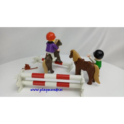 PLAYMOBIL 3714 NIÑOS HIPICA (AÑO 1992 - 2000) [3]