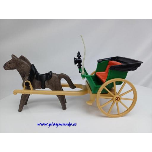 PLAYMOBIL 3481 DOCTOR DEL OESTE CON CALESA  (AÑO 1985) [3]
