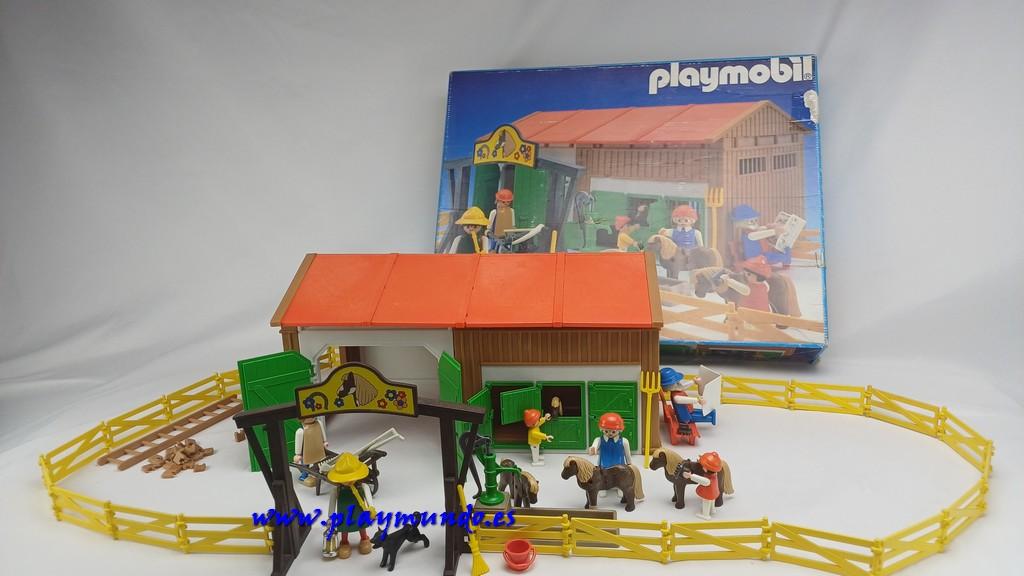 PLAYMOBIL 3436 GRANJA PONIS (VERSION 1 AÑO 1985)